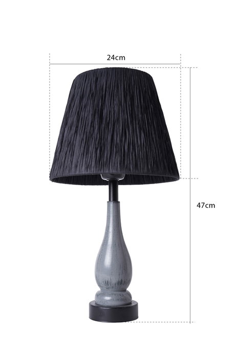 Opviq Lámpara de Mesa YL519 con Cuerpo de Madera y Tapa de Cuerda Opviq Lámpara de Mesa YL519 con Cuerpo de Madera y Tapa de Cuerda